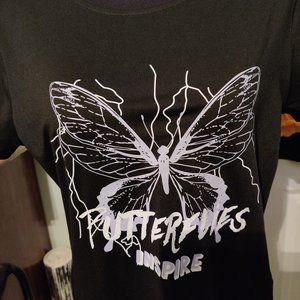 Butterflies Inspire, Black T-Shirt
